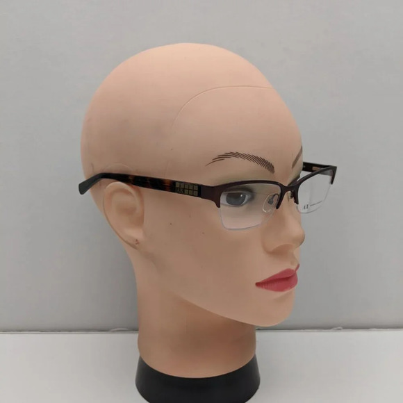 🕶️ Armani Exchange AX1004 6016 Semi Rimless Cat Eye Eyeglasses 52/17-135/JLE442 - Picture 8 of 8